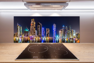 Dekorační panel sklo Noční Dubai