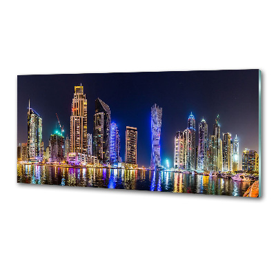 Dekorační panel sklo Noční Dubai