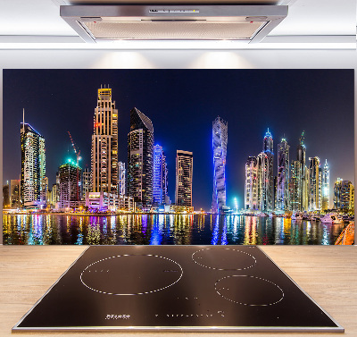 Dekorační panel sklo Noční Dubai