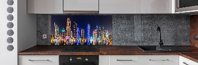 Dekorační panel sklo Noční Dubai