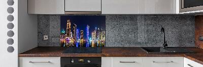 Dekorační panel sklo Noční Dubai