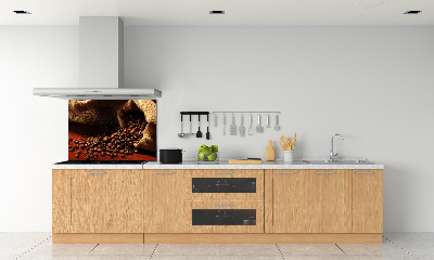 Dekorační panel sklo Zrnka kávy