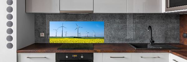 Panel do kuchyně Větrný mlýn na poli