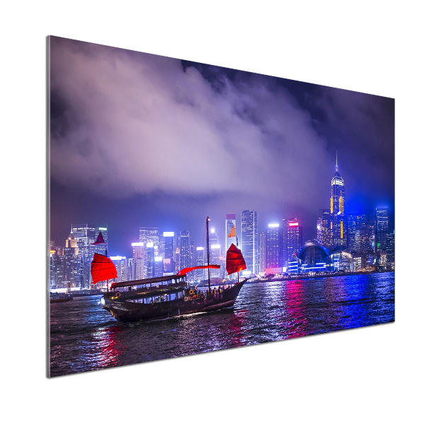 Panel do kuchyně Noční Hongkong