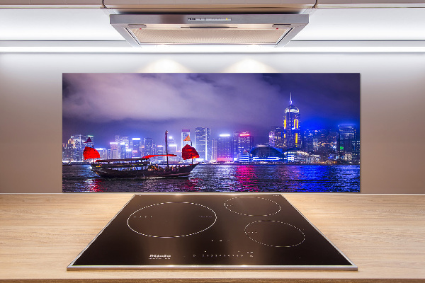 Panel do kuchyně Noční Hongkong