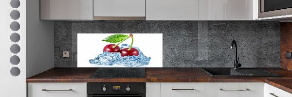 Panel do kuchyně Višně s ledem