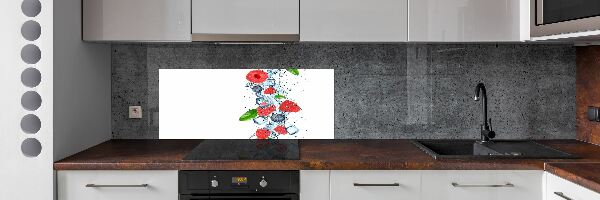 Panel lacobel Lesní ovoce s ledem
