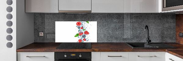 Panel lacobel Lesní ovoce s ledem