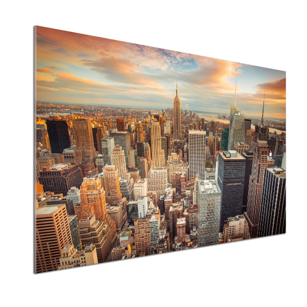 Panel lacobel New York ptačí pohled