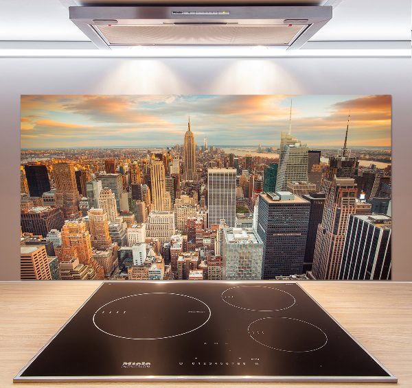 Panel lacobel New York ptačí pohled