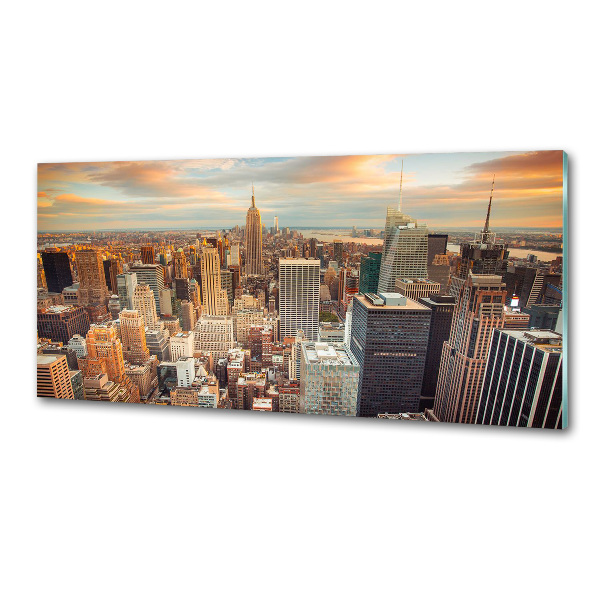 Panel lacobel New York ptačí pohled