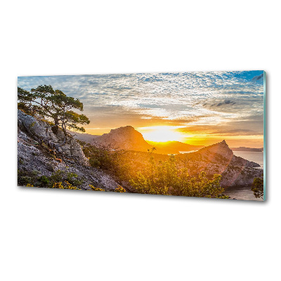 Panel do kuchyně Západ slunce