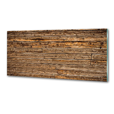Panel do kuchyně Dřevěná stěna