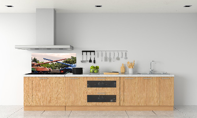 Dekorační panel sklo Dva tanky