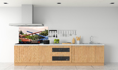 Dekorační panel sklo Dva tanky