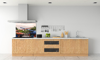 Dekorační panel sklo Dva tanky