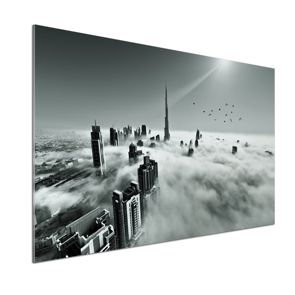 Panel do kuchyně Mlha nad Dubajem