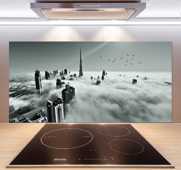 Panel do kuchyně Mlha nad Dubajem