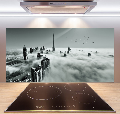 Panel do kuchyně Mlha nad Dubajem