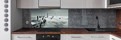 Panel do kuchyně Mlha nad Dubajem