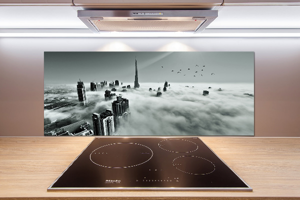 Panel do kuchyně Mlha nad Dubajem