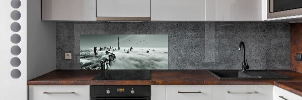 Panel do kuchyně Mlha nad Dubajem
