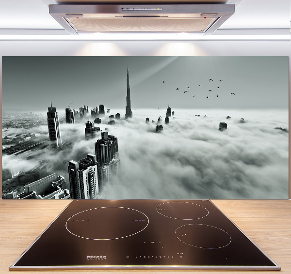 Panel do kuchyně Mlha nad Dubajem