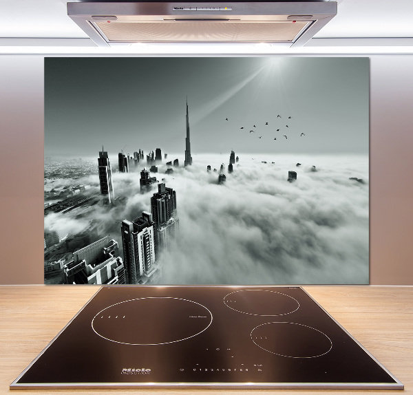 Panel do kuchyně Mlha nad Dubajem