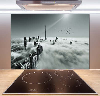 Panel do kuchyně Mlha nad Dubajem