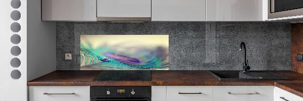 Panel do kuchyně Kapka na peří