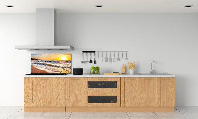 Panel lacobel Západ slunce pláž