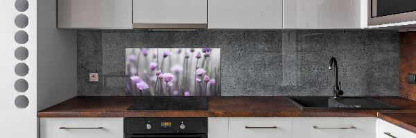Panel do kuchyně Květiny pažitky