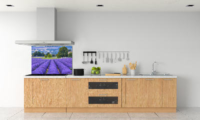 Dekorační panel sklo Pole levandule