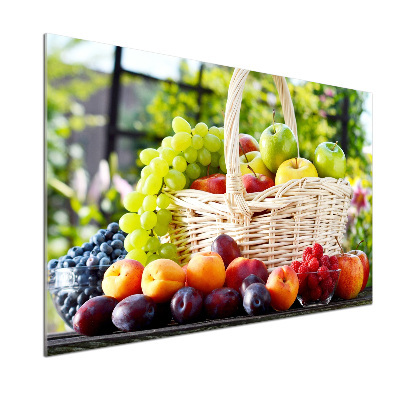 Dekorační panel sklo Koš ovoce