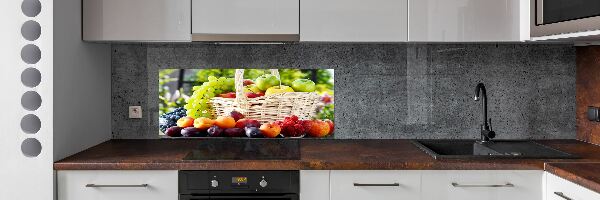 Dekorační panel sklo Koš ovoce