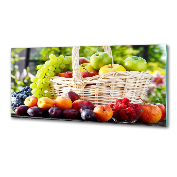 Dekorační panel sklo Koš ovoce