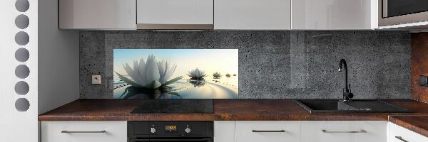 Dekorační panel sklo Květ lotosu