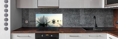 Dekorační panel sklo Květ lotosu