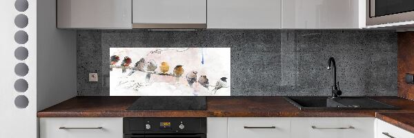 Panel do kuchyně Ptáci na větvi