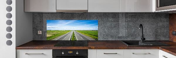 Dekorační panel sklo Dálnice