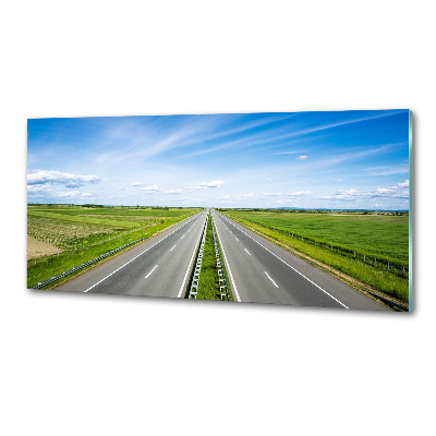 Dekorační panel sklo Dálnice