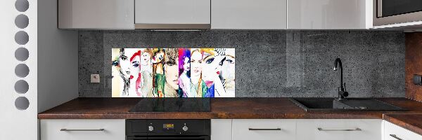 Panel do kuchyně Ženské portréty