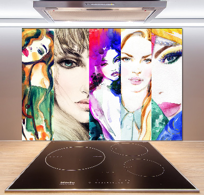 Panel do kuchyně Ženské portréty
