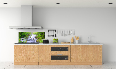 Dekorační panel sklo Horská řeka
