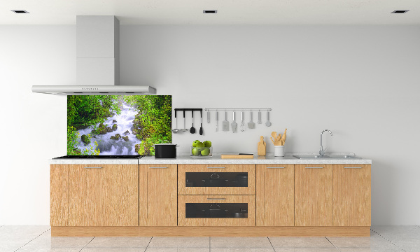 Dekorační panel sklo Horská řeka