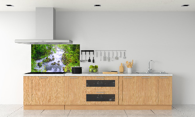 Dekorační panel sklo Horská řeka