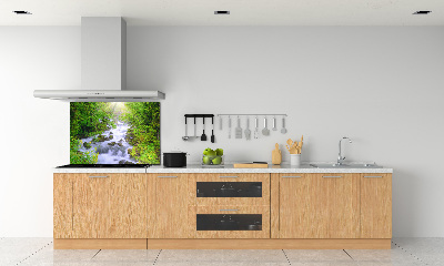 Dekorační panel sklo Horská řeka