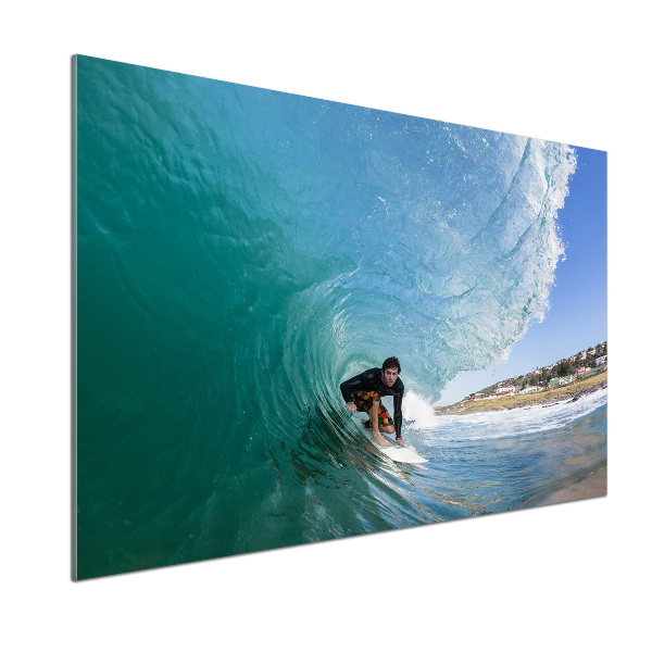 Panel do kuchyně Surfer na vlně