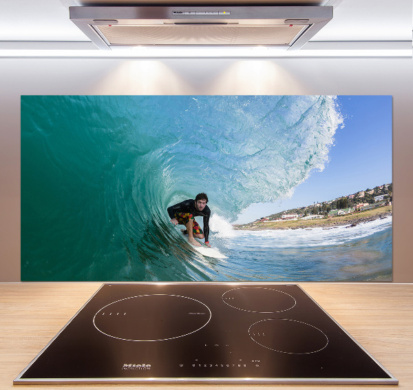 Panel do kuchyně Surfer na vlně