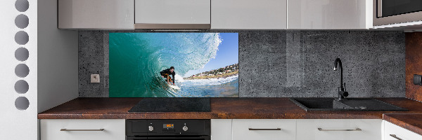 Panel do kuchyně Surfer na vlně